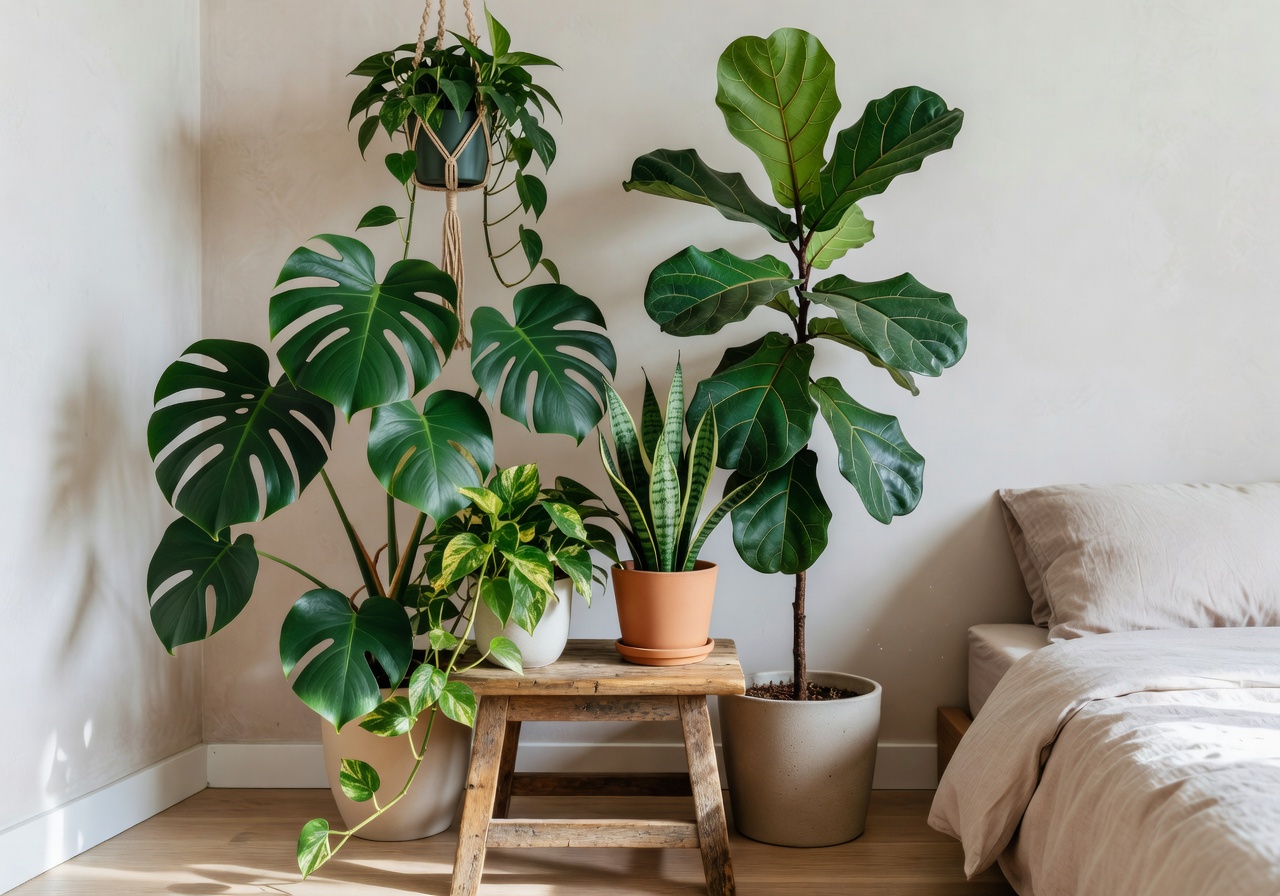 Bedroom plant aesthetic corner soft girl era