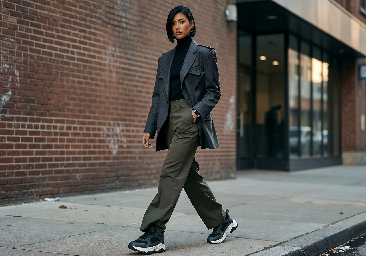 Street fashion modern styling outfit
