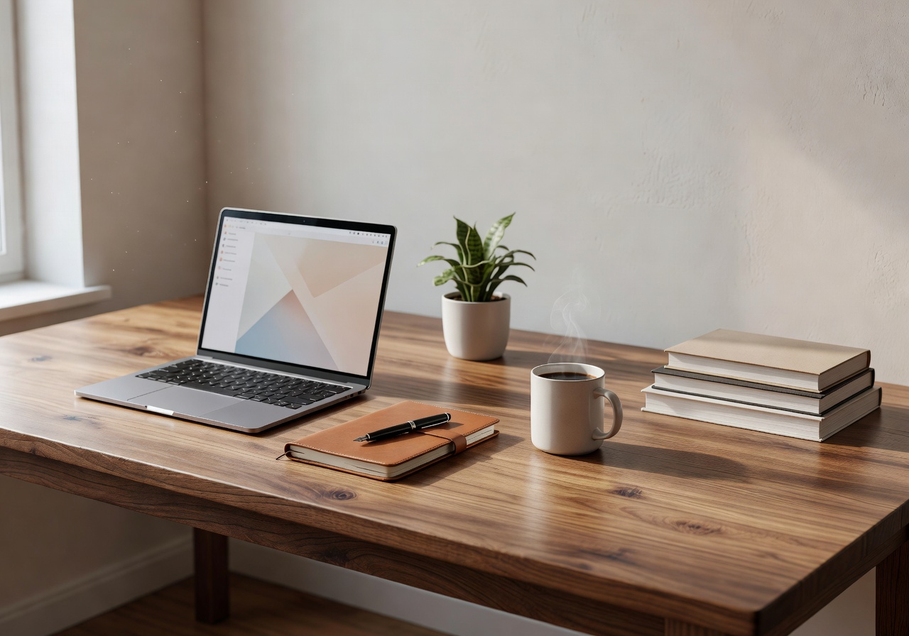 Workspace aesthetic productivity that girl